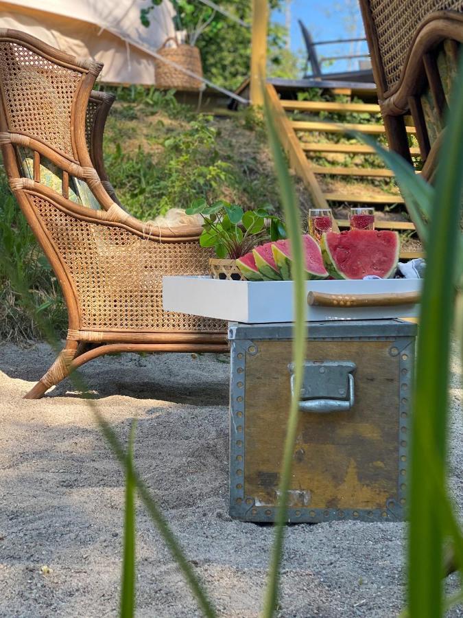 Idyllisk Glamping Rett Ved Elven Hotel Skien Exterior photo